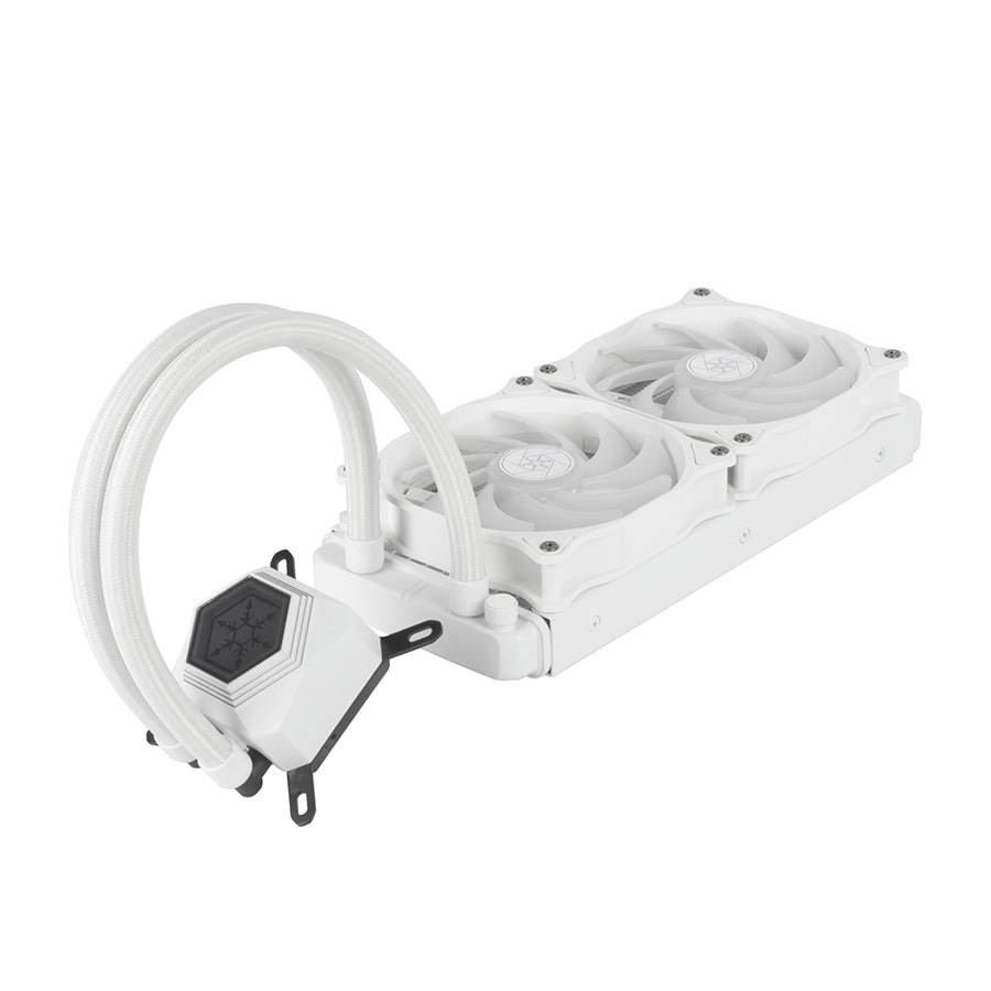 خنک کننده مایع سیلوراستون PF240W-ARGB — نمای نزدیک 1