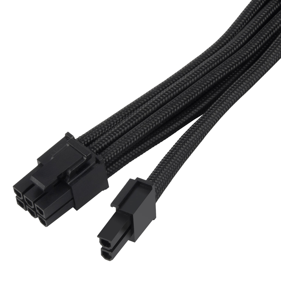Sleeved Cable SilverStone PP07E-PCIB — Close-up 2