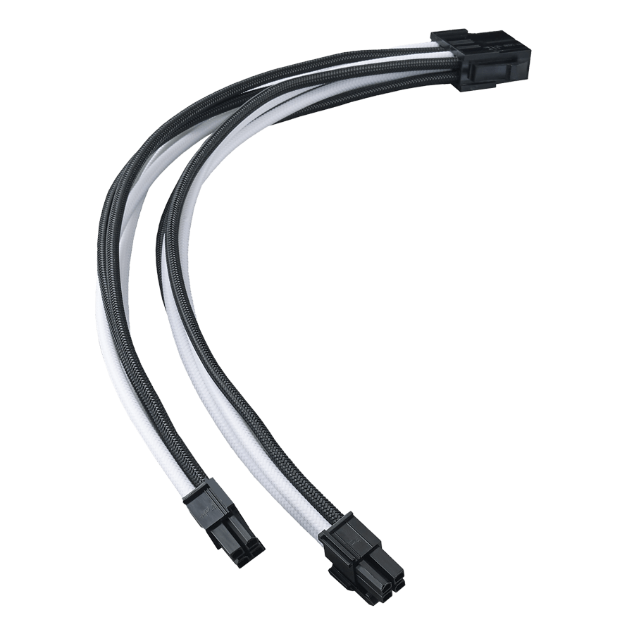 Sleeved Cable SilverStone PP07E-EPS8BW — Close-up 4