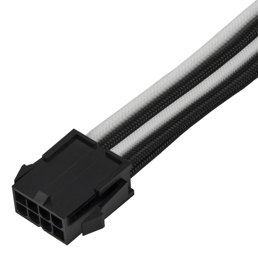 Sleeved Cable SilverStone PP07E-PCIBW — Close-up 3