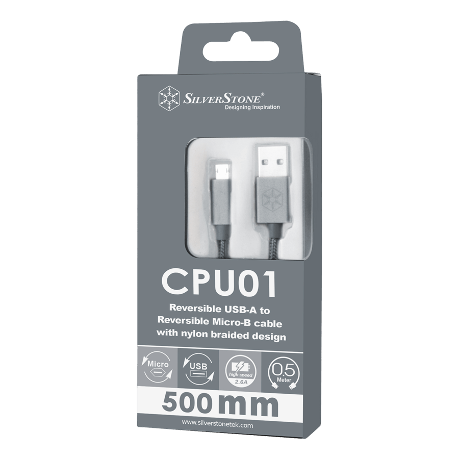 کابل شارژ سیلوراستون CPU01C — نمای نزدیک 3