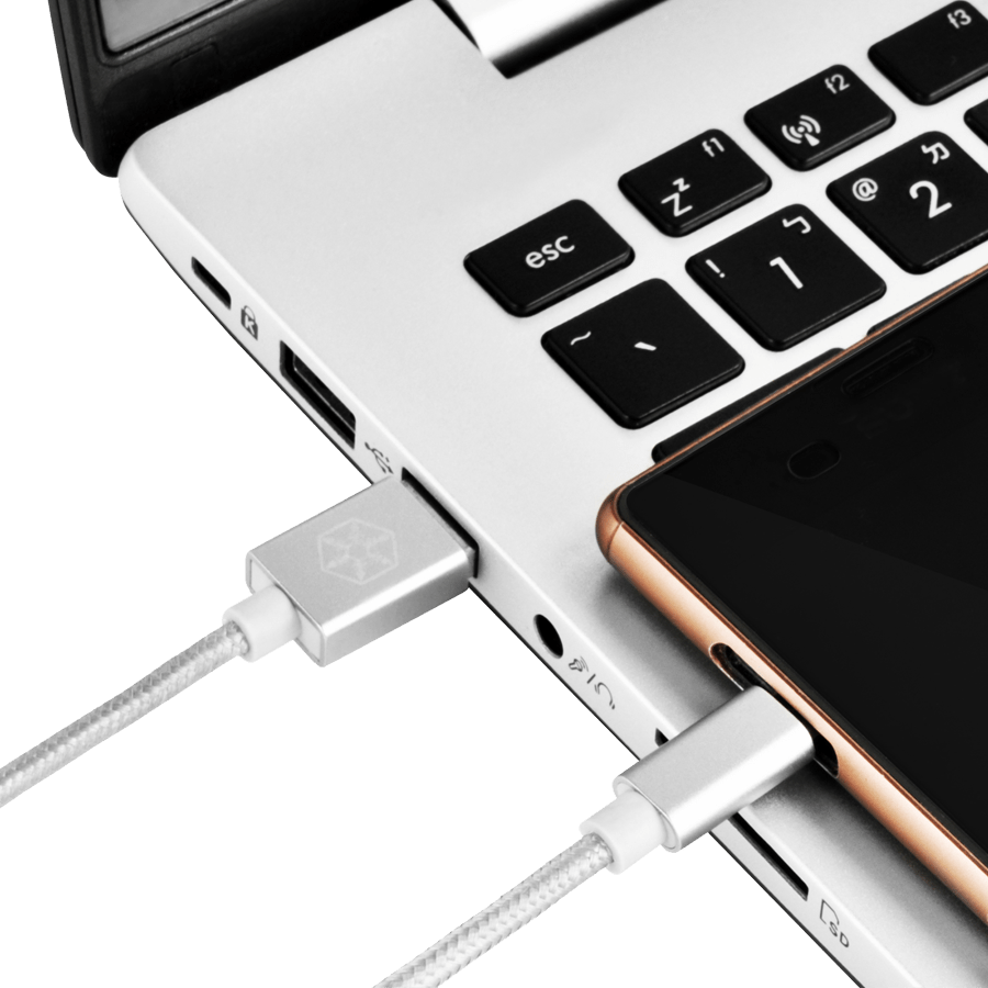 کابل شارژ سیلوراستون CPU01S — نمای نزدیک 4