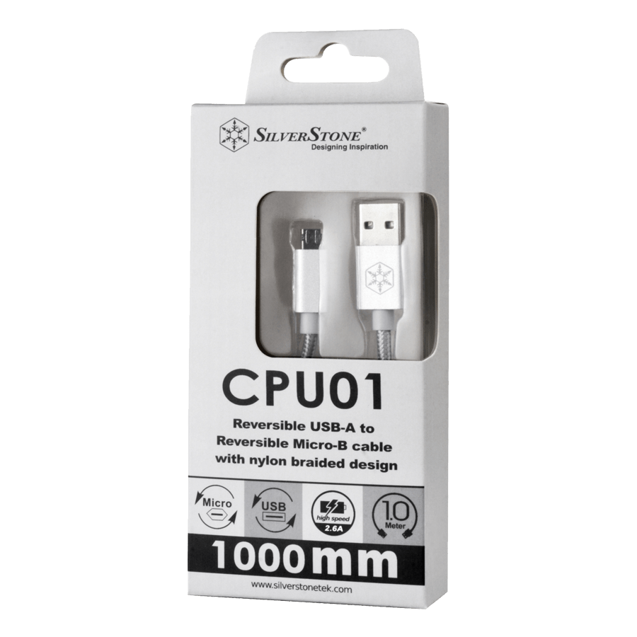 کابل شارژ سیلوراستون CPU01S — نمای نزدیک 6