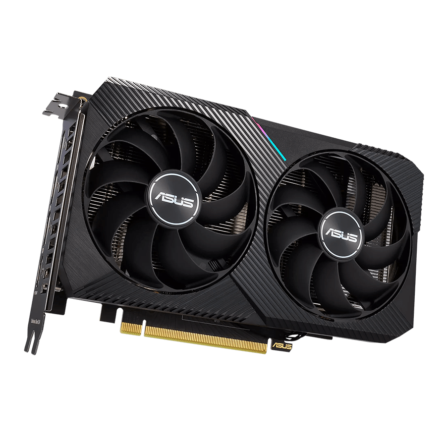 ASUS Graphics Card DUAL-RTX3050-O8G — Close-up 2