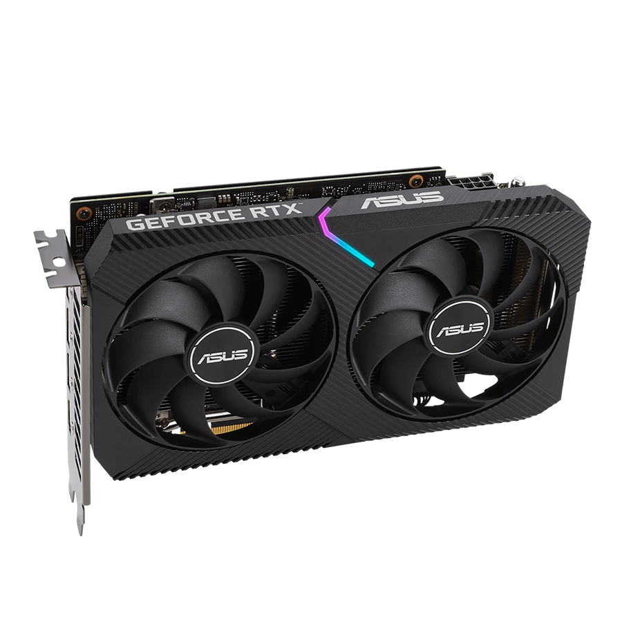 ASUS Graphics Card DUAL-RTX3050-O8G — Close-up 3