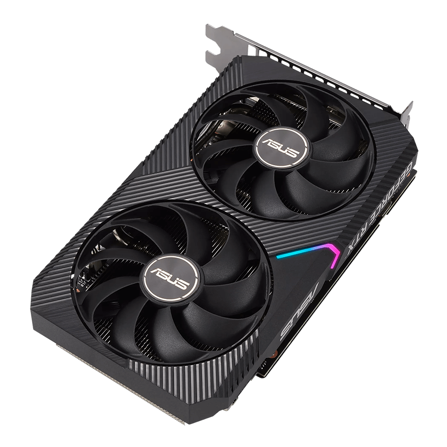 ASUS Graphics Card DUAL-RTX3050-O8G — Close-up 5