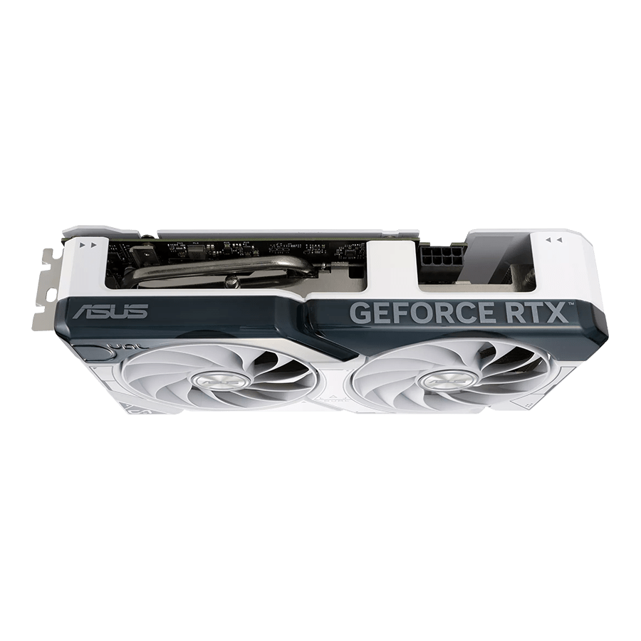 ASUS Graphics Card DUAL-RTX4060TI-O8G-WHITE — Close-up 5