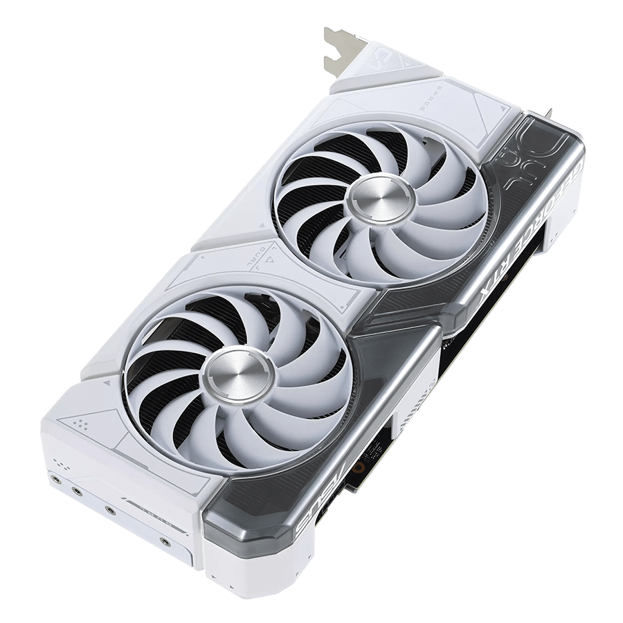 کارت گرافیک ایسوس DUAL RTX 4070 12GB GDDR6X White Edition — نمای نزدیک 1