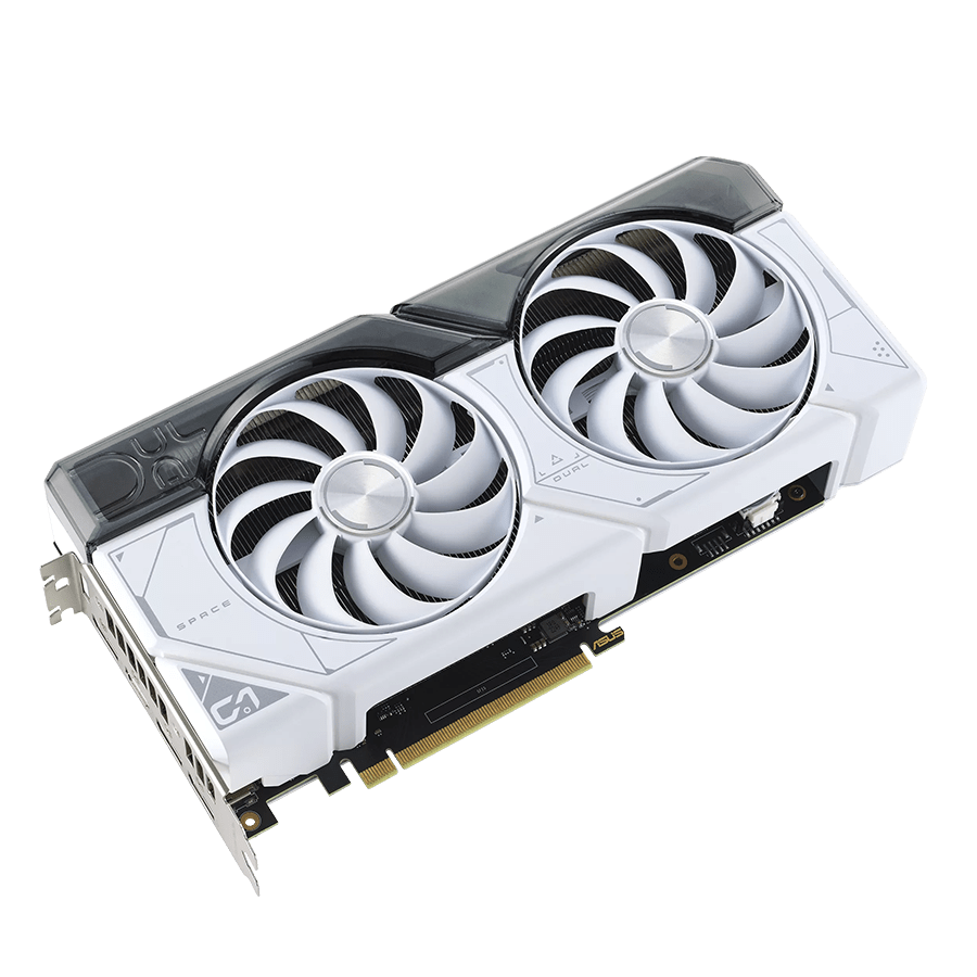 کارت گرافیک ایسوس DUAL RTX 4070 12GB GDDR6X White Edition — نمای نزدیک 2