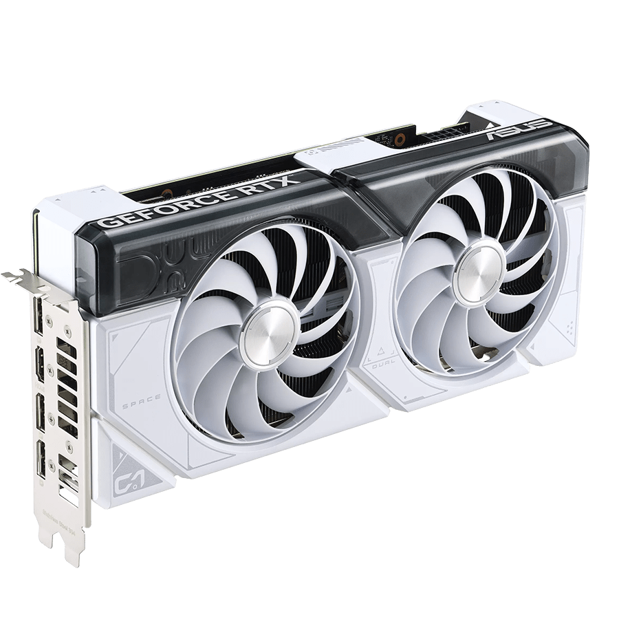 کارت گرافیک ایسوس DUAL RTX 4070 12GB GDDR6X White Edition — نمای نزدیک 3